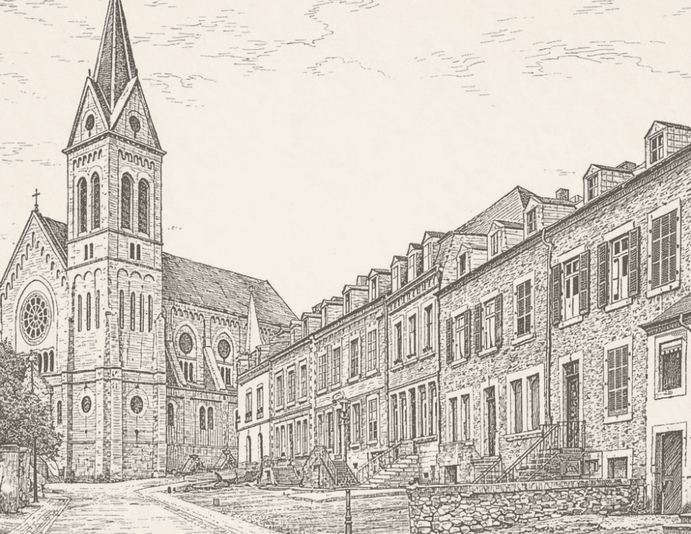Kierch a Stroossenzeil zu Käl